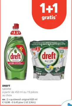 Offre: DREFT tablette