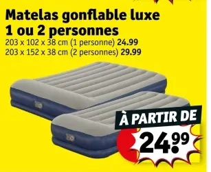 Offre: Matelas gonflable luxe