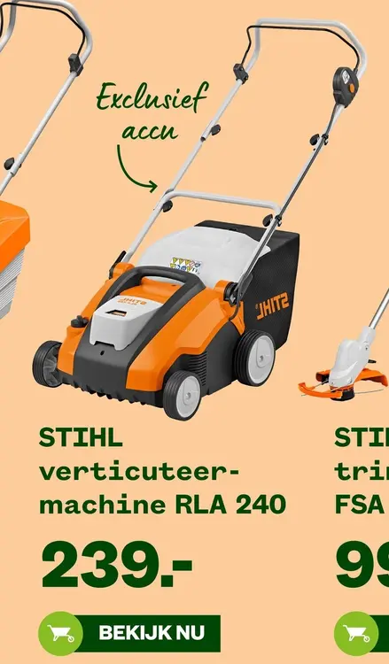 Aanbieding: STIHL verticuteermachine RLA 240
