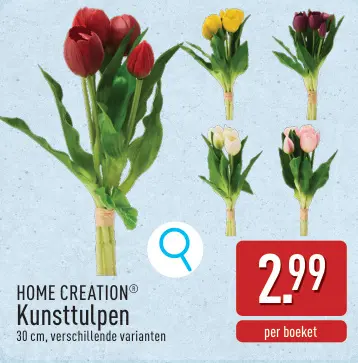 Promotie: Kunsttulpen