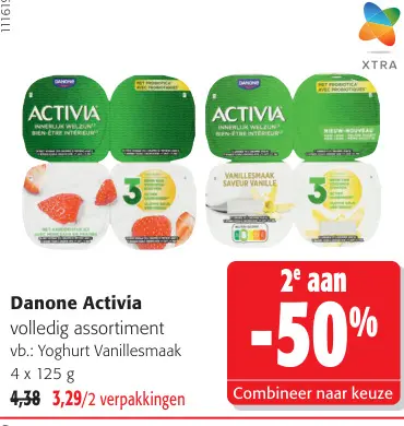 Promotie: Activia volledig assortiment