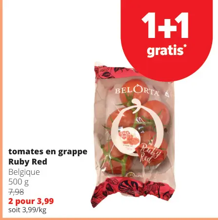 Offre: Tomates en grappe Ruby Red