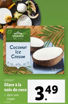 Offre: Glace à la noix de coco