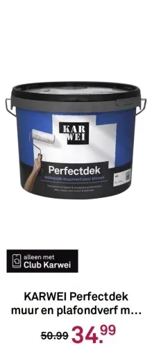 Aanbieding: Perfectdek muur en plafondverf
