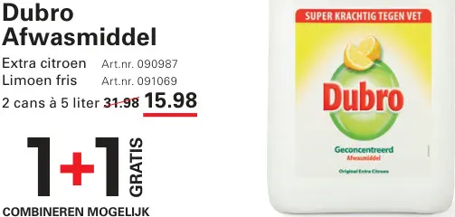 Aanbieding: Afwasmiddel