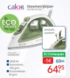 Promotie: Stoomstrijkijzer