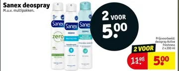 Aanbieding: Sanex deospray