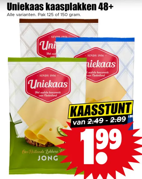 Aanbieding: Kaasplakken 48+