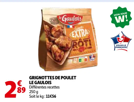Offre: Grignottes de poulet