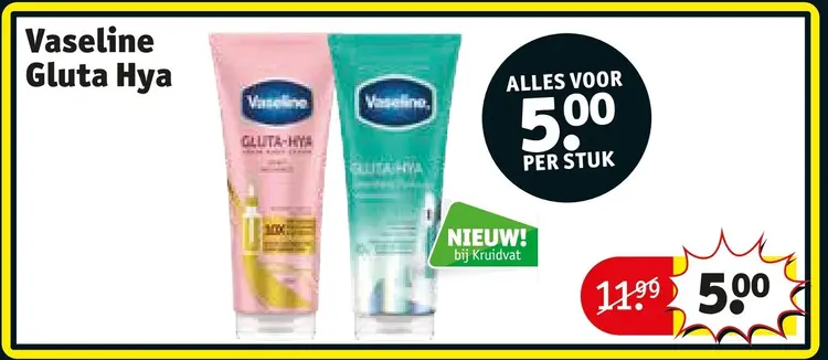 Aanbieding: Vaseline Gluta Hya