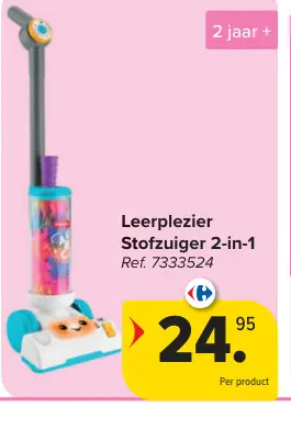 Promotie: Leerplezier Stofzuiger 2-in-1