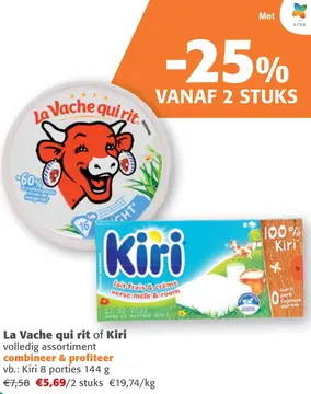 Aanbieding: La Vache qui rit of Kiri