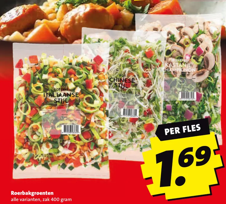 Aanbieding: Roerbakgroenten