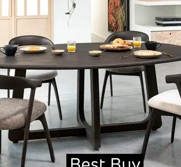 Promotie: Almora, eetkamertafel 210 x 120 cm - Basalt