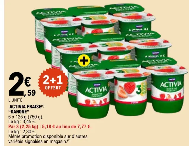Aanbieding: Activia fraise