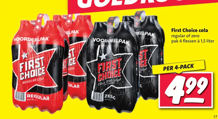 Aanbieding: First Choice cola