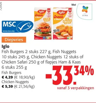 Aanbieding: Fish Burgers