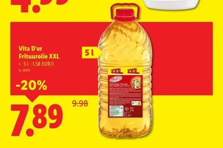 Promotie: Frituurolie XXL