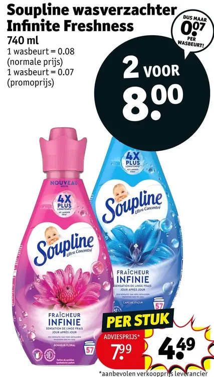 Promotie: Wasverzachter Infinite Freshness