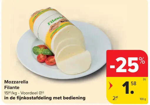 Promotie: Mozzarella