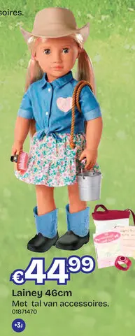 Aanbieding: Lainey pop 46cm