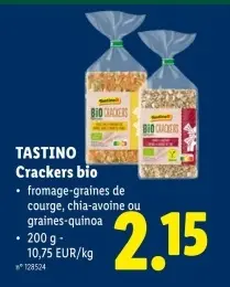 Offre: Crackers bio