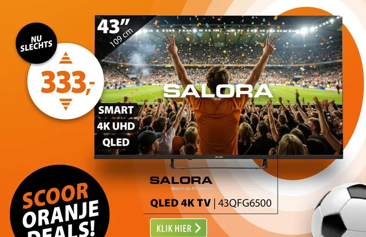 Aanbieding: Qled 4k tv