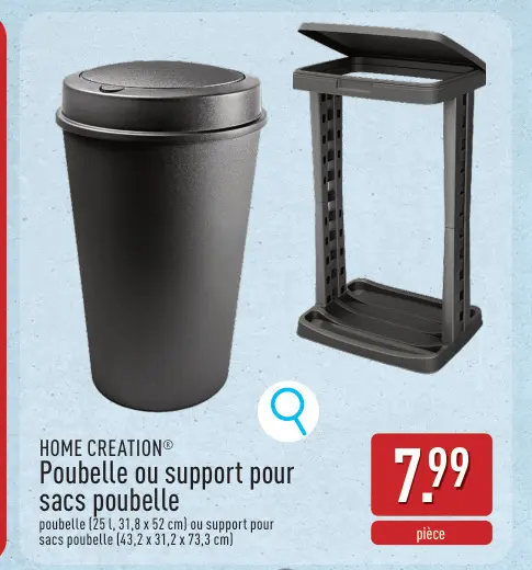 Offre: Poubelle ou support pour sacs poubelle