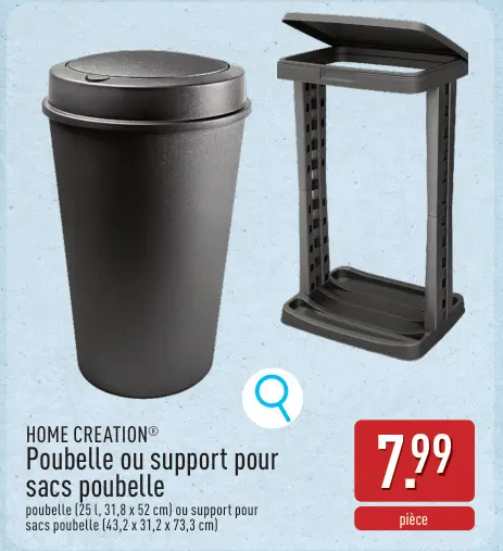 Offre: Poubelle ou support pour sacs poubelle