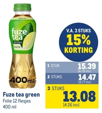 Aanbieding: Fuze tea green
