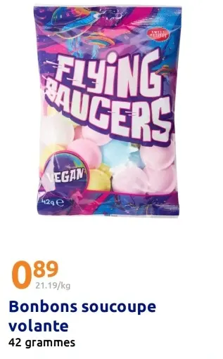 Offre: Bonbons soucoupe volante