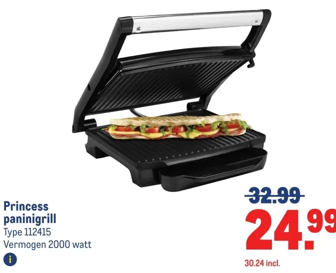 Aanbieding: paninigrill