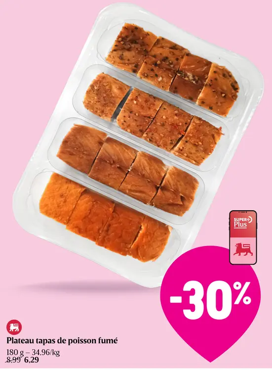 Offre: Plateau tapas de poisson fumé