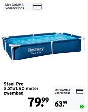 Aanbieding: Steel Pro zwembad