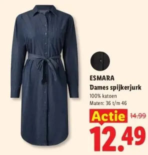 Aanbieding: Dames spijkerjurk