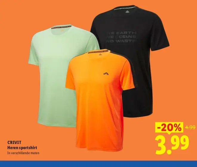 Aanbieding: Heren sportshirt