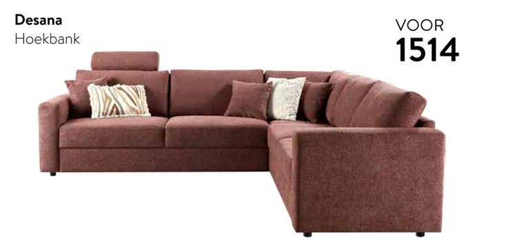 Aanbieding: Desana hoekbank