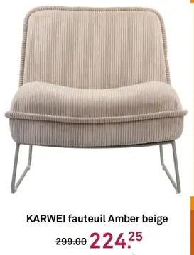 Aanbieding: KARWEI fauteuil Amber beige