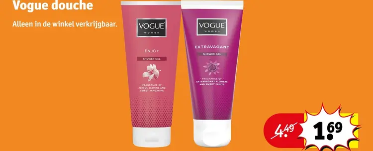 Aanbieding: douche