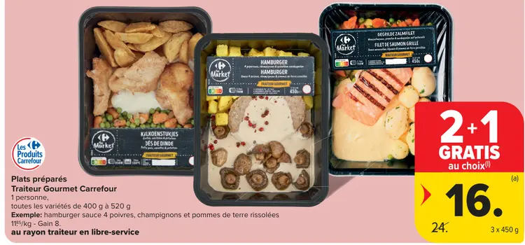 Offre: Plats préparés Traiteur Gourmet
