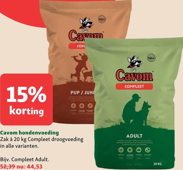 Aanbieding: Cavom Hondenvoeding