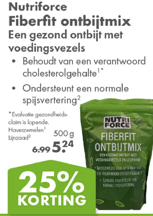 Aanbieding: Fiberfit ontbijtmix
