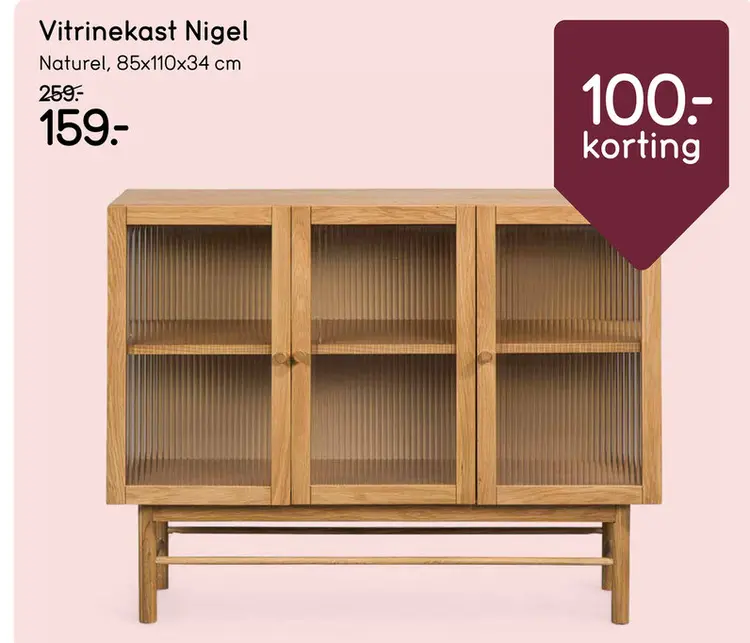 Aanbieding: Vitrinekast Nigel