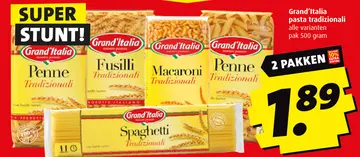 Aanbieding: Grand'Italia pasta tradizionali