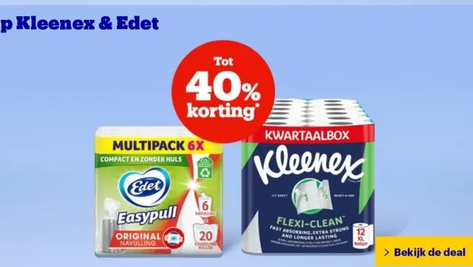 Aanbieding: Kleenex & Edet