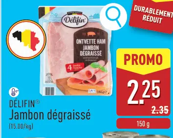 Offre: Jambon dégraissé