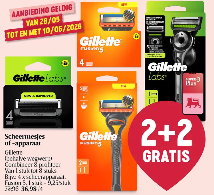 Promotie: Scheermesjes of -apparaat