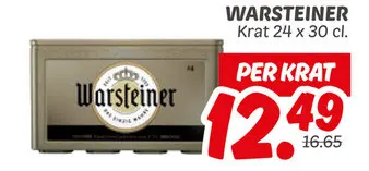 Aanbieding: WARSTEINER Krat