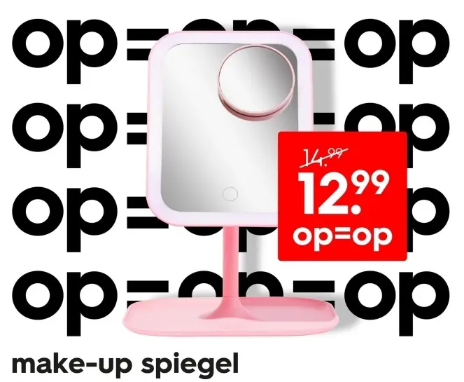 Aanbieding: make-up spiegel