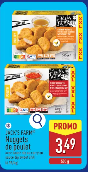 Offre: Nuggets de poulet